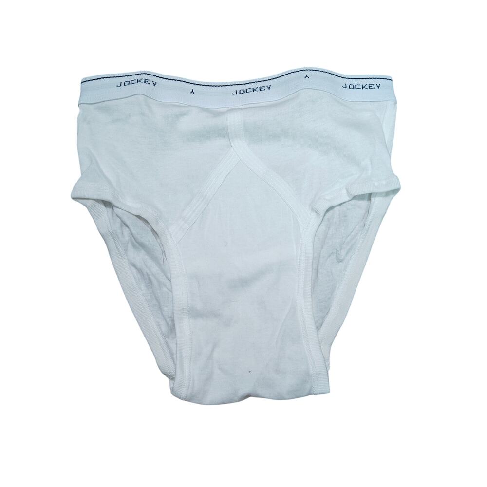 Vintage Jockey Classic Lo- Rise Brief Crisp White Mens 36